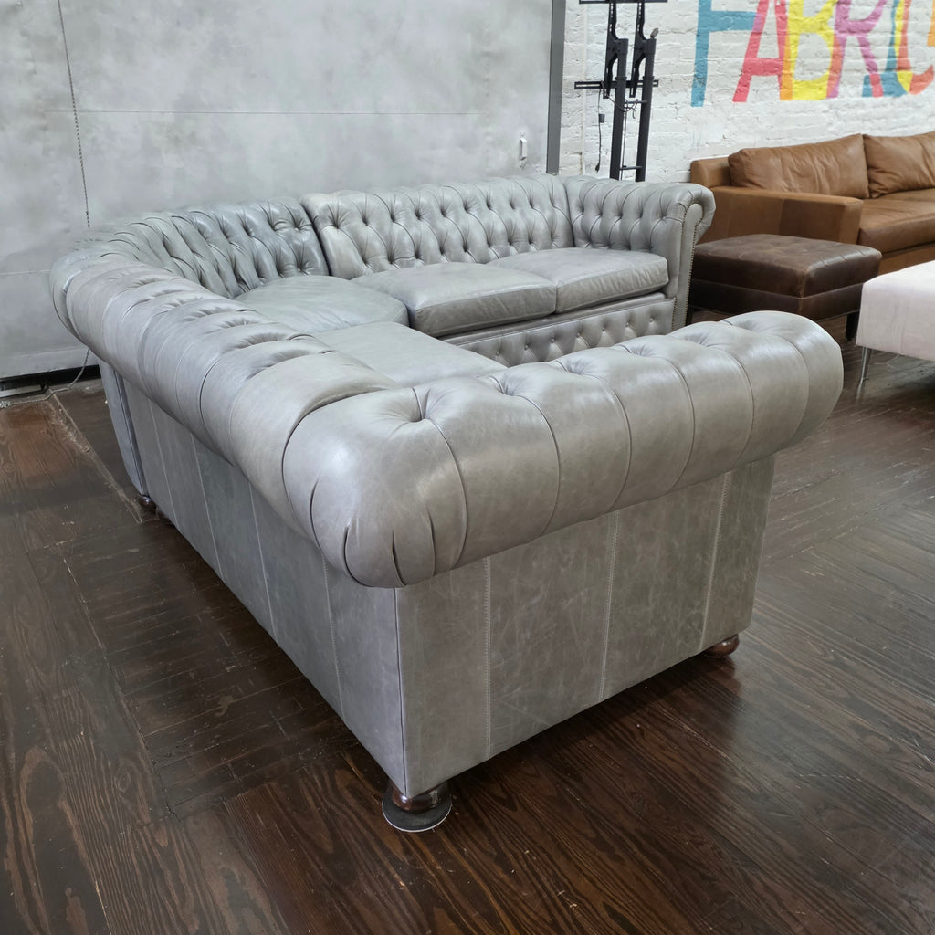 Chesterfield Sectional - Echo Limestone