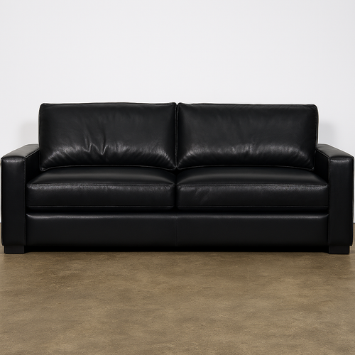 Monroe Sofa in Dark Indigo Leather