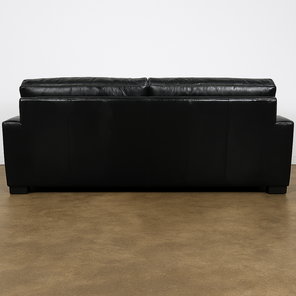Monroe Sofa in Deep Blue Leather