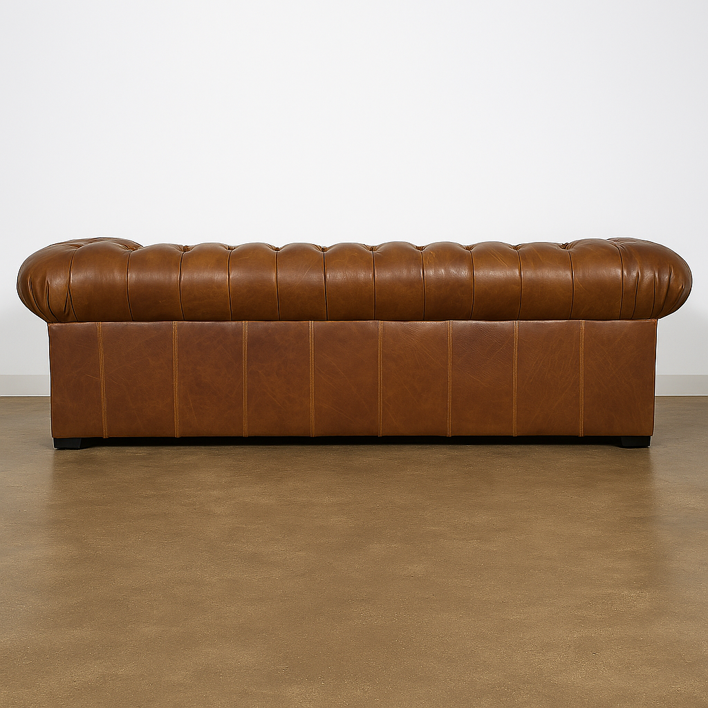 Old Attic Chesterfield in Potomac Cuero Leather